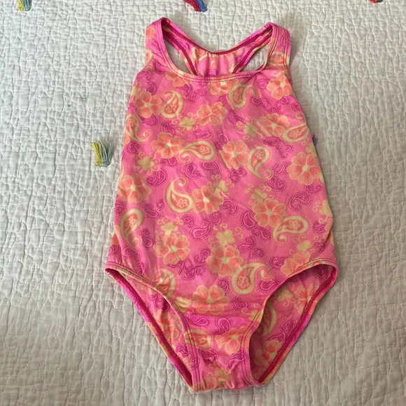 Speedo Other - Vintage Speedo pink one piece bathing suit girls size 10